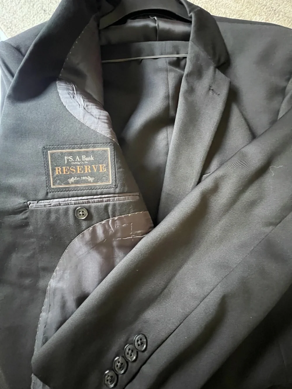 Black Joseph A Banks Suit